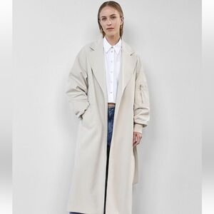 We The Free Cream Trench Coat